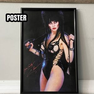 Elvira Mistress Of The Night goth poster